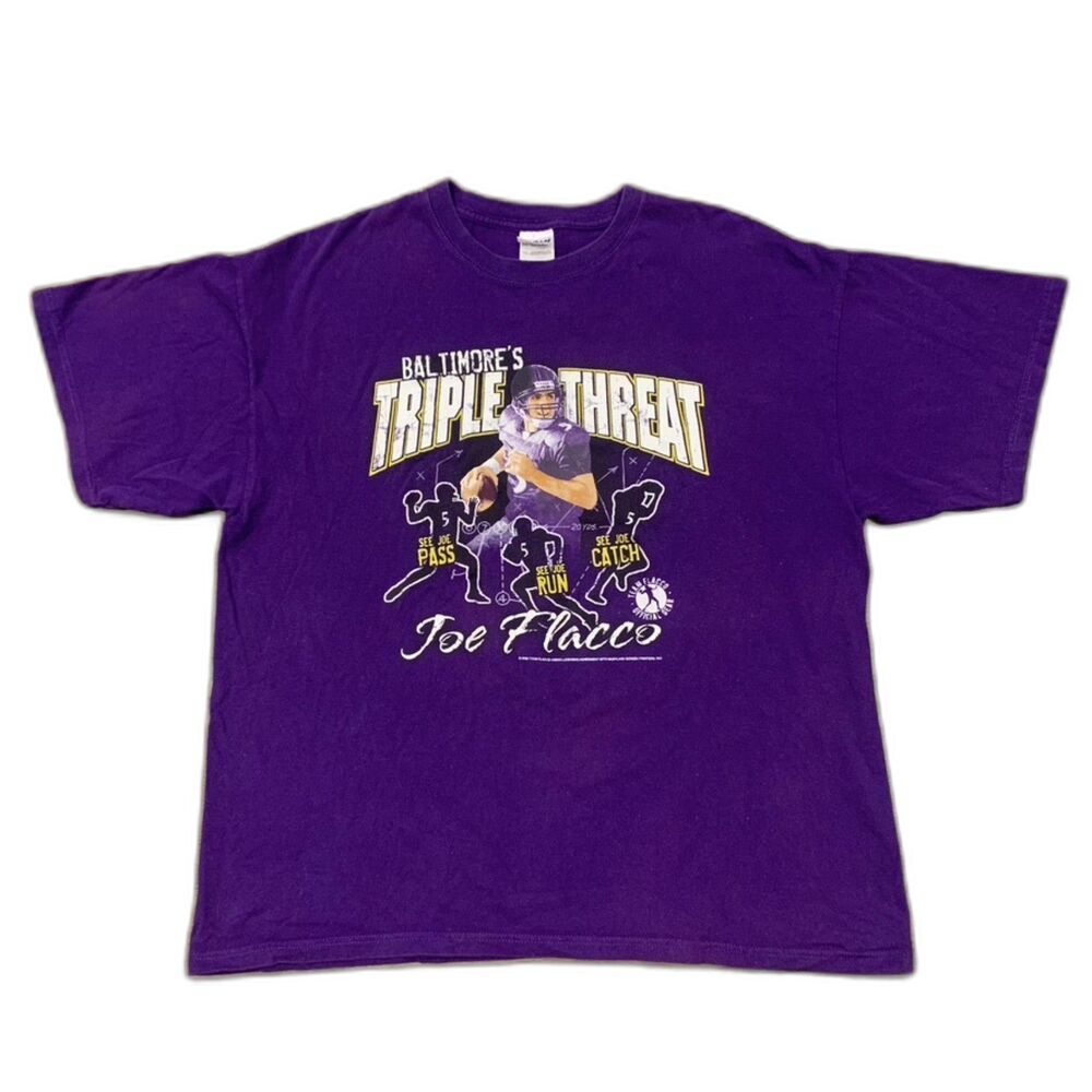 Joe Flacco Baltimore Ravens Vintage 2008 T-Shirt